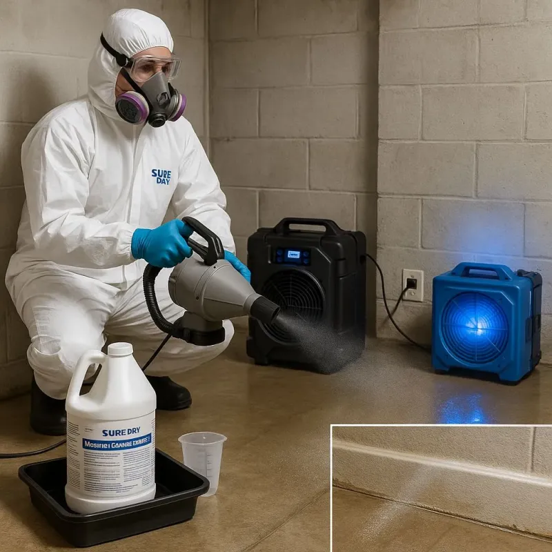 Sanitization and Odor Removal process in Rainier, WA