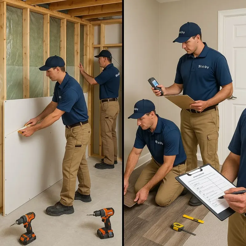Repairs and Reconstruction process in Rainier, WA